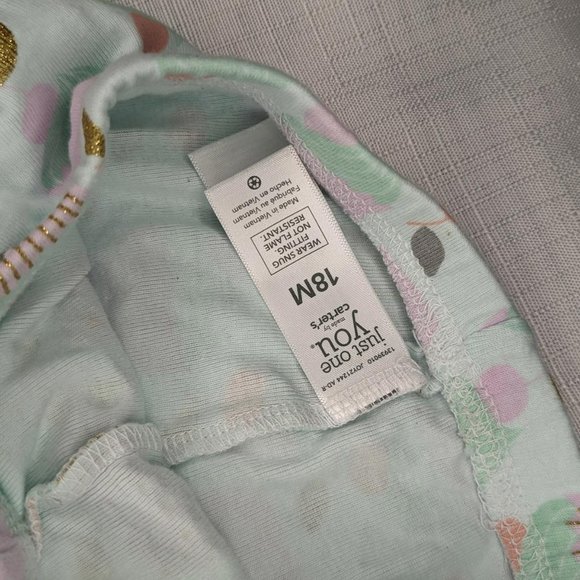 Just One Year Cupcake Pajama Pants - Picture 2 of 3
